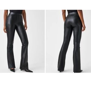 NWT SPANX Black Faux Leather Pants